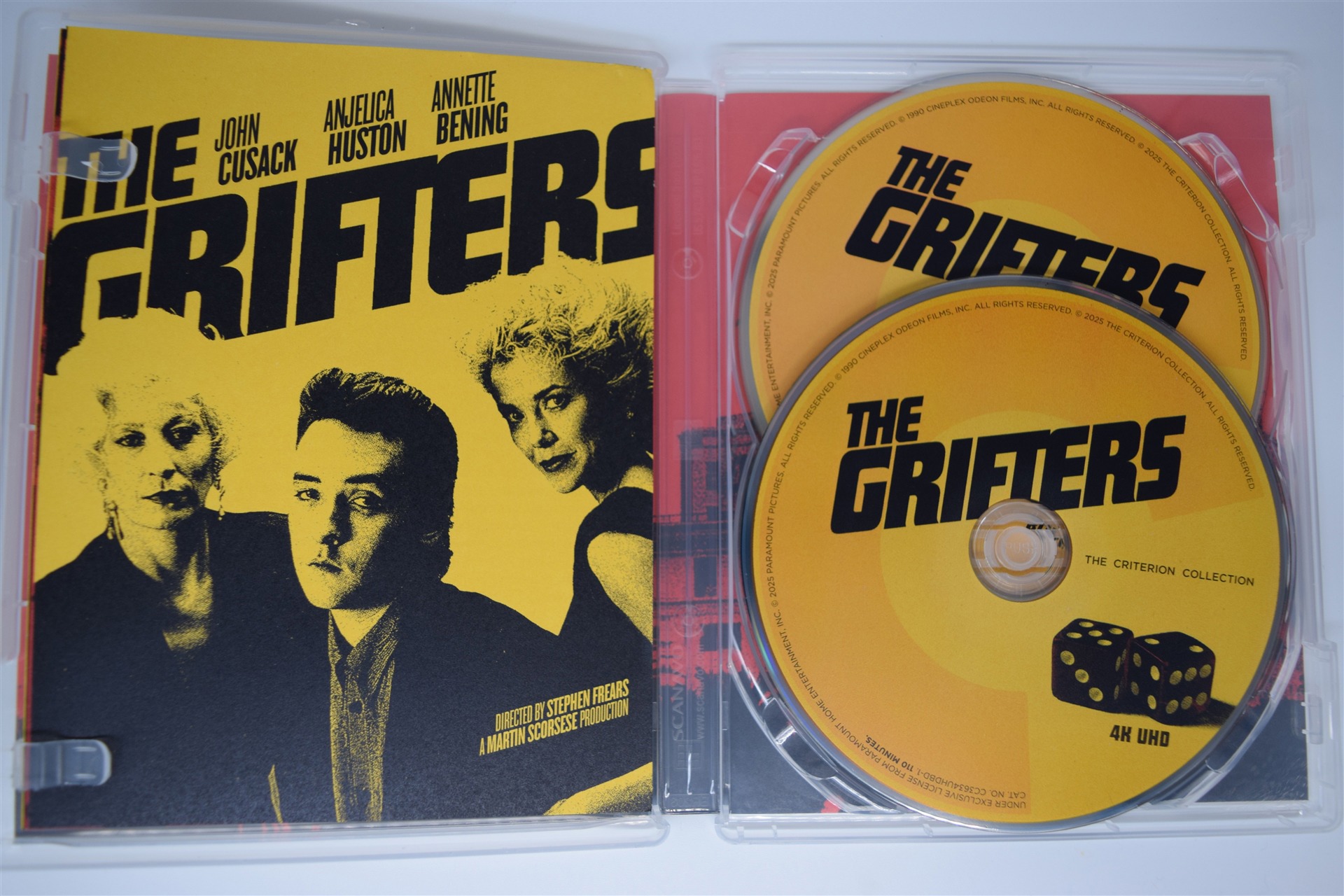 Screen capture from The Grifters