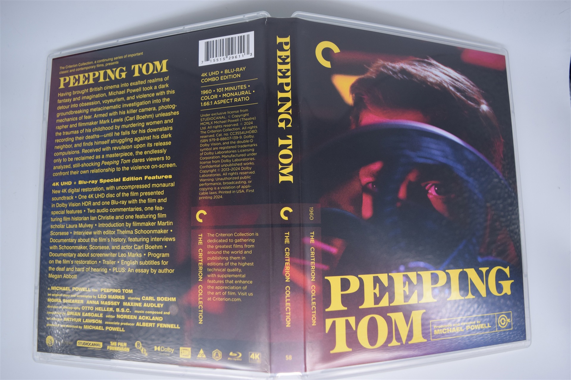 Screen capture from Peeping Tom
