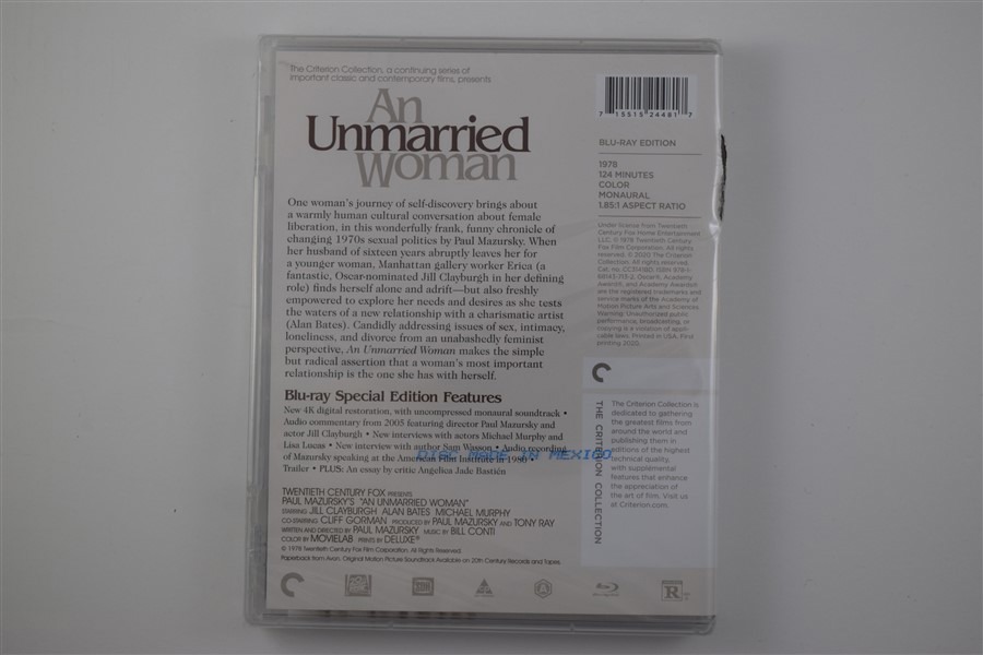 Screen capture from An Unmarried Woman