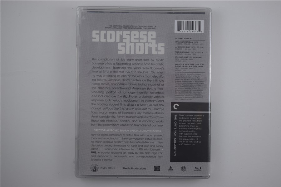 Screen capture from Scorsese Shorts