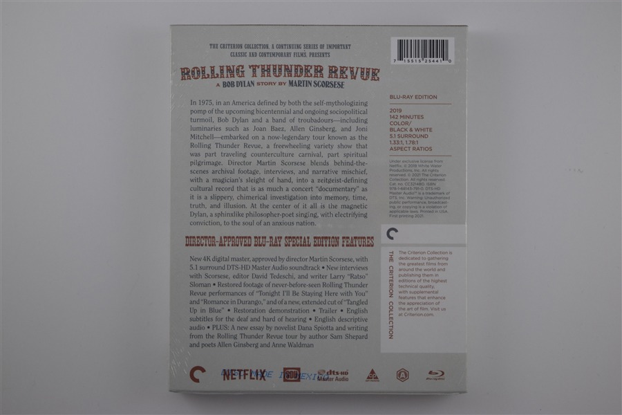 Screen capture from Rolling Thunder Revue: A Bob Dylan Story by Martin Scorsese