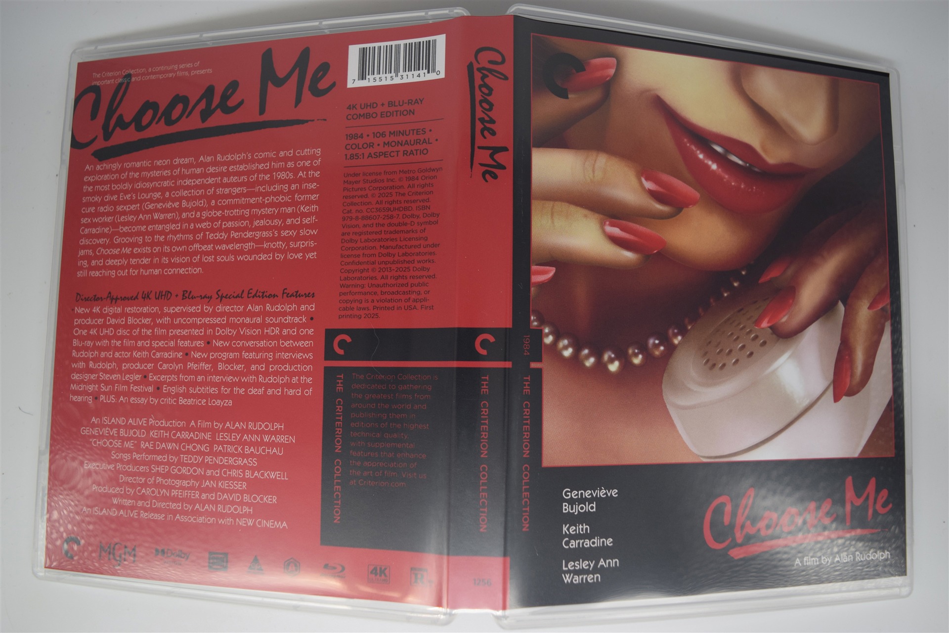 Screen capture from Choose Me