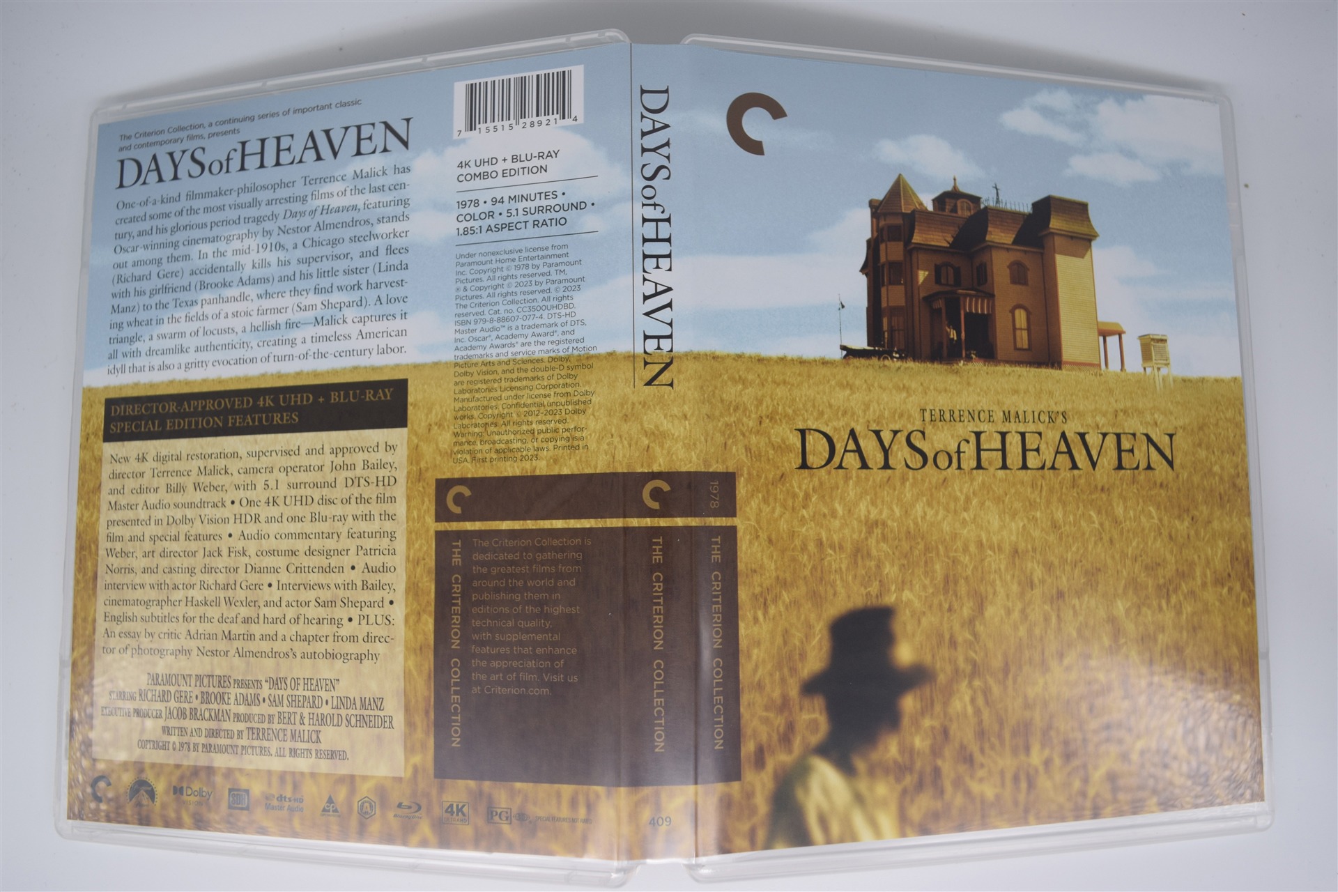 Screen capture from Days of Heaven