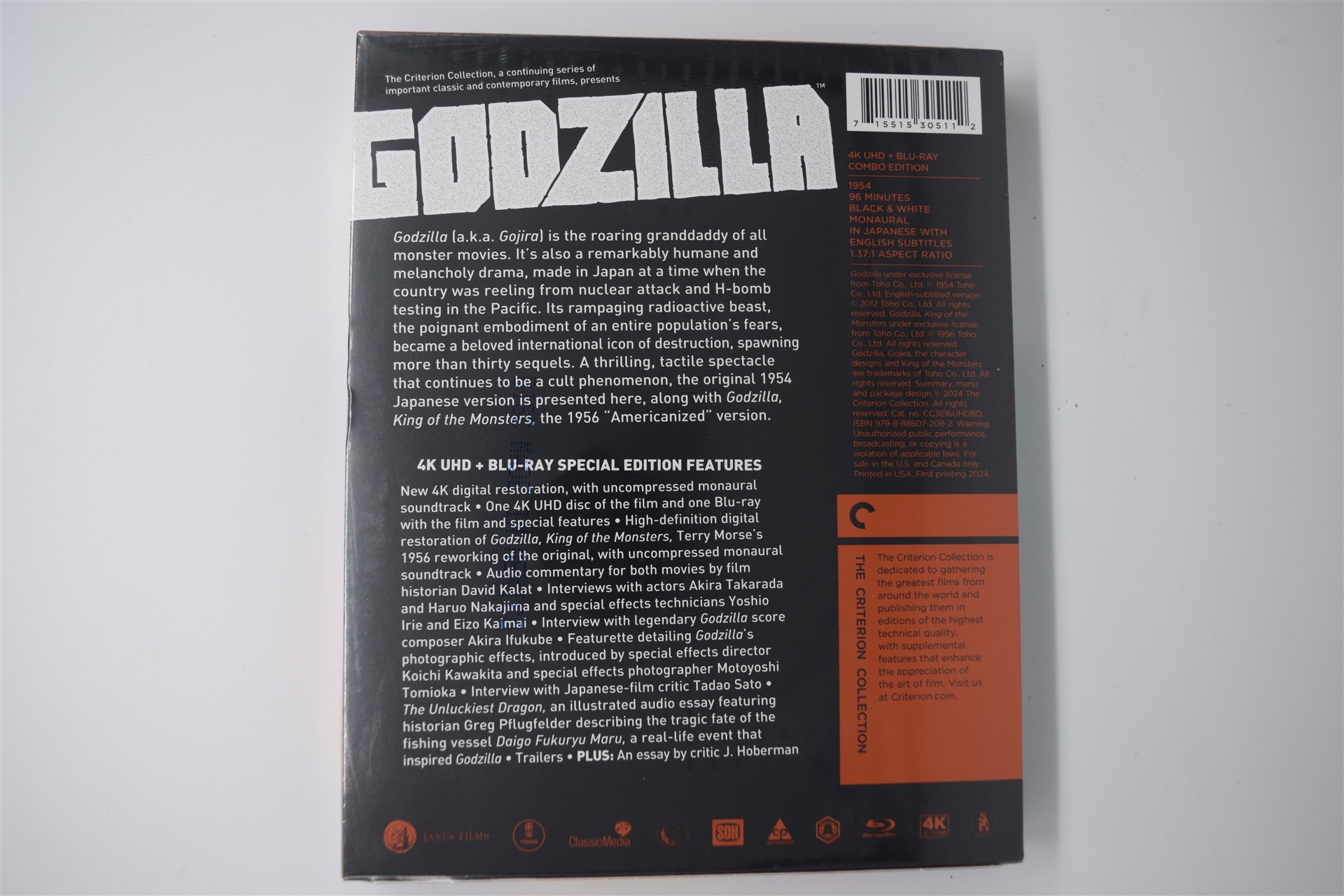 Screen capture from Godzilla
