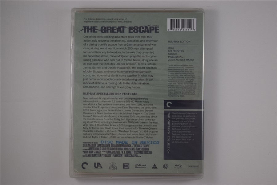 Screen capture from The Great Escape