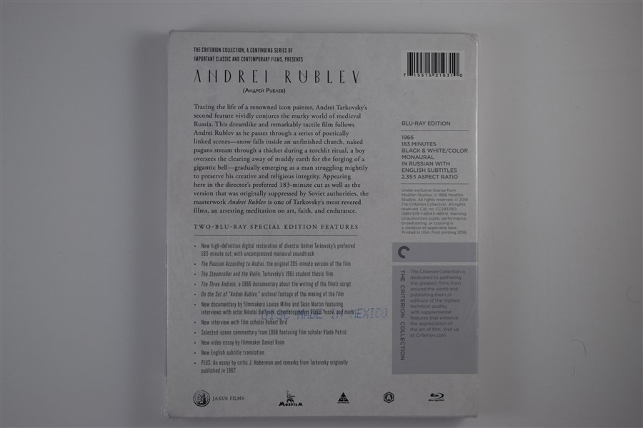 Screen capture from Andrei Rublev