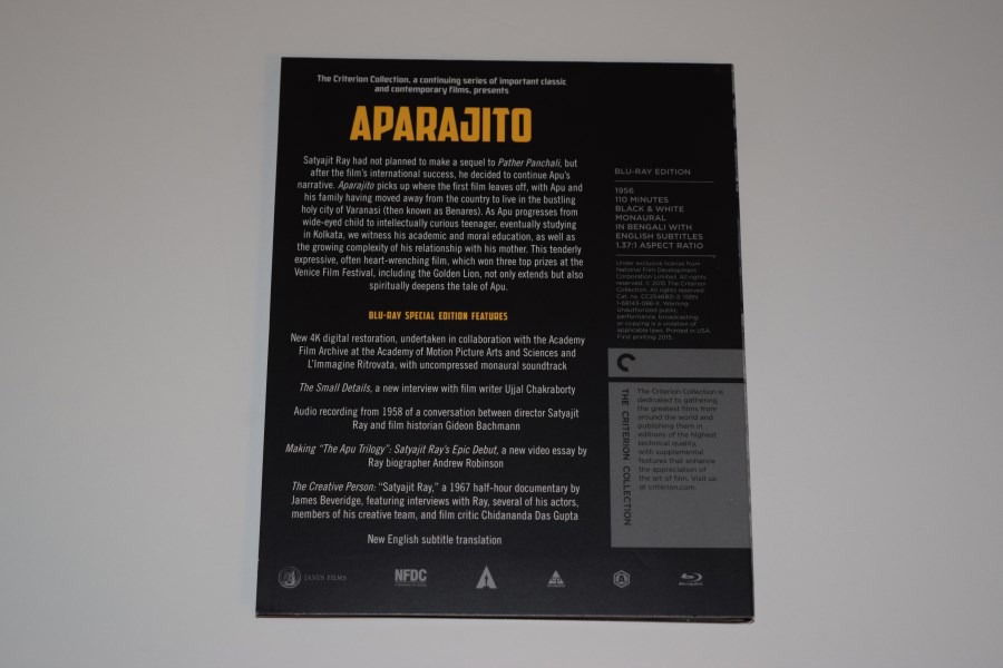 Screen capture from Aparajito