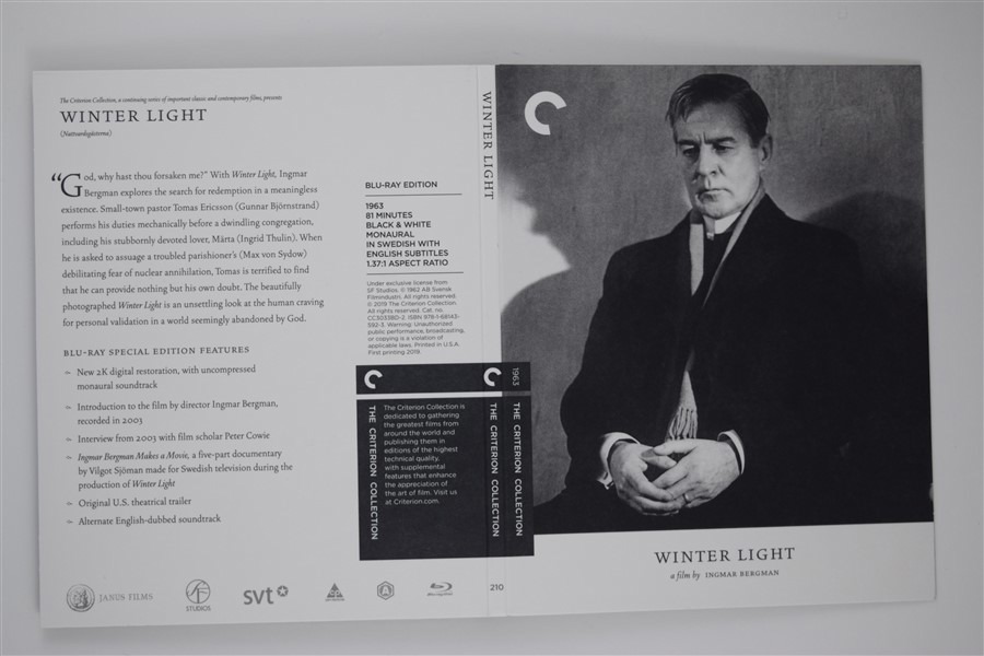 Screen capture from Winter Light