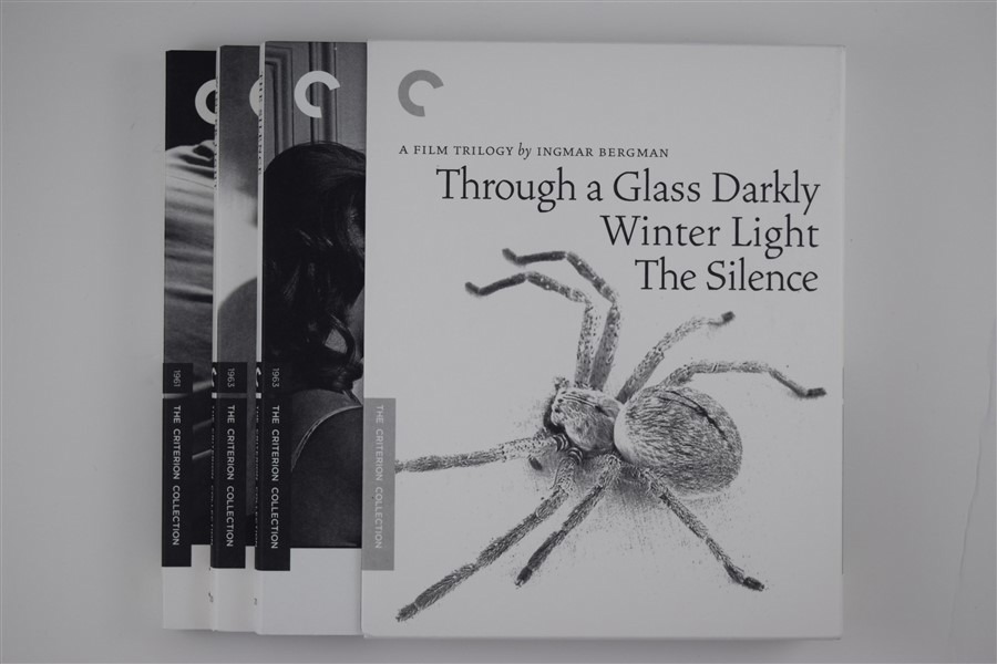 Screen capture from A Film Trilogy by Ingmar Bergman