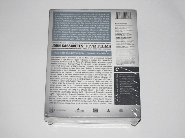 Screen capture from John Cassavetes: Five Films