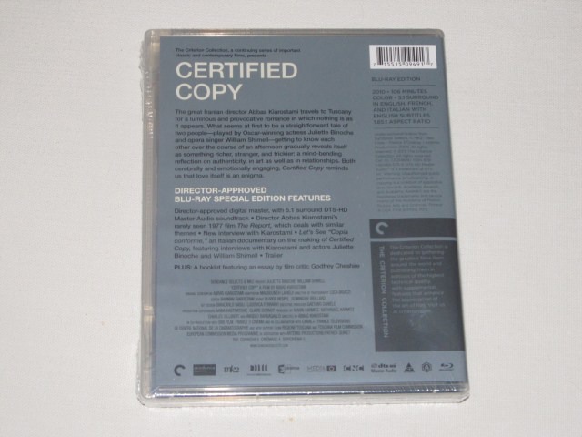 Screen capture from Certified Copy