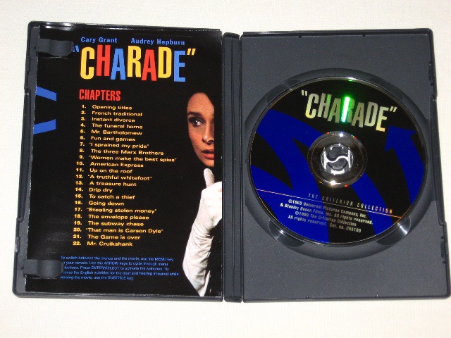 Screen capture from Charade