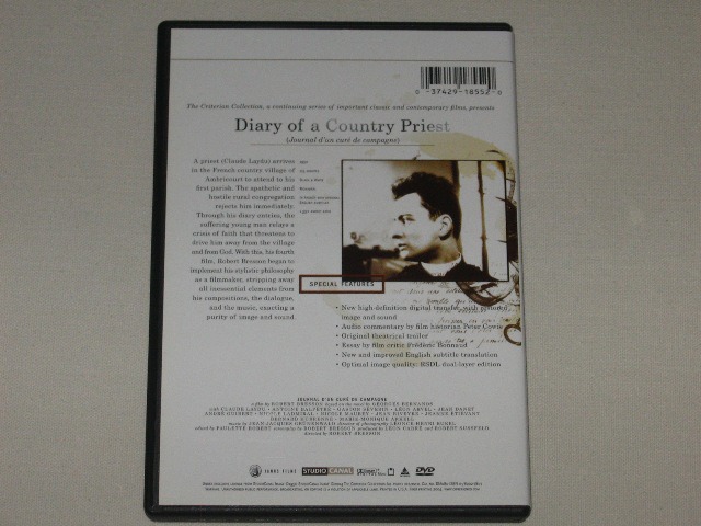 Screen capture from Diary of a Country Priest