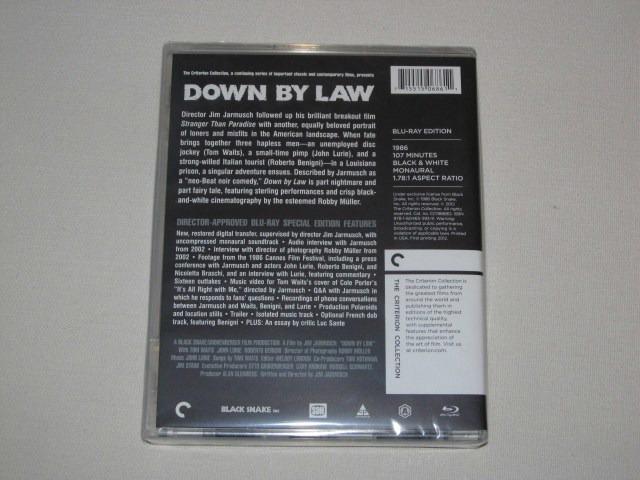 Screen capture from Down by Law