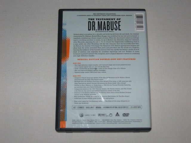 Screen capture from The Testament of Dr. Mabuse