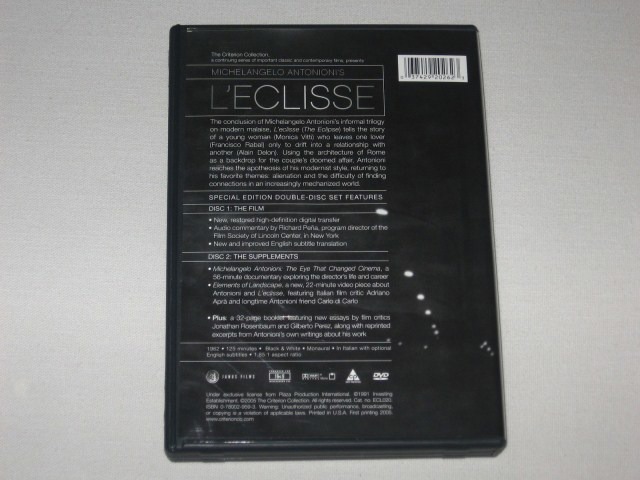Screen capture from L'eclisse