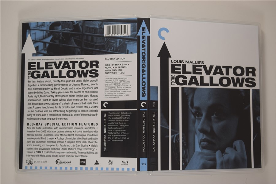 Screen capture from Elevator to the Gallows