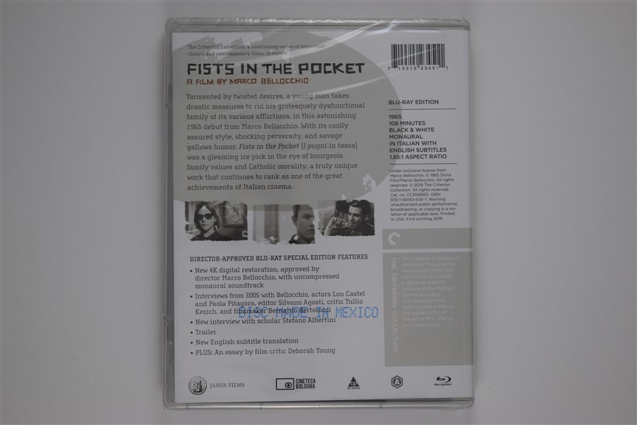 Screen capture from Fists in the Pocket