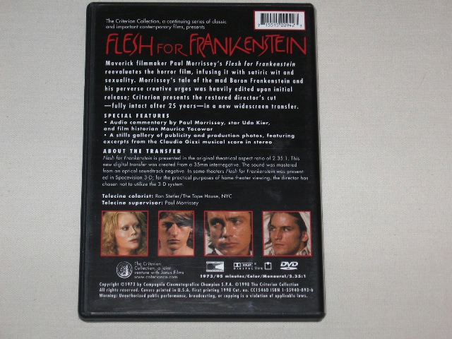 Screen capture from Flesh for Frankenstein
