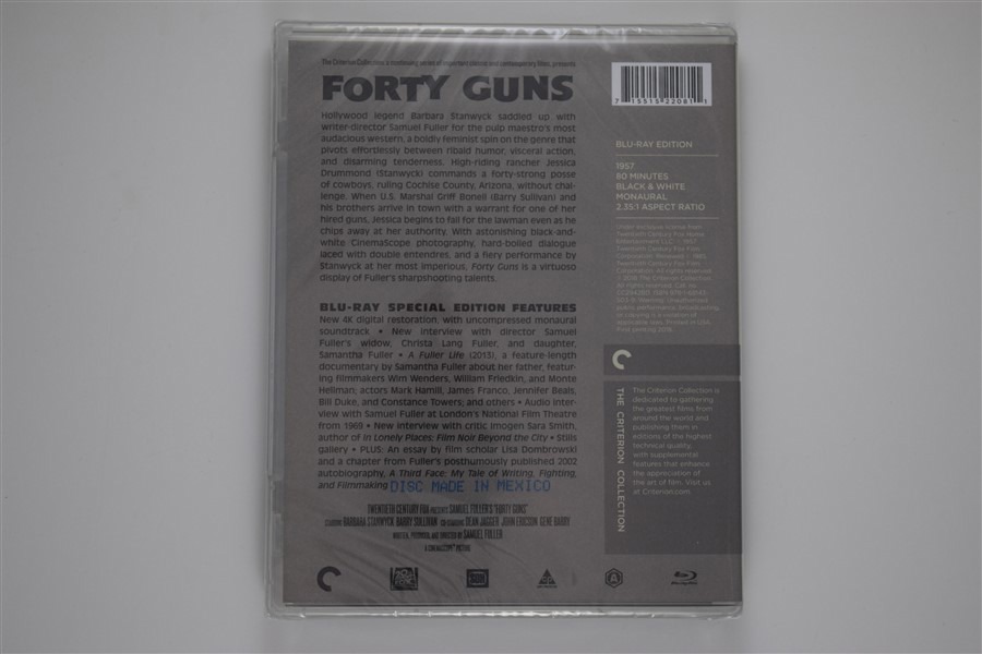 Screen capture from Forty Guns