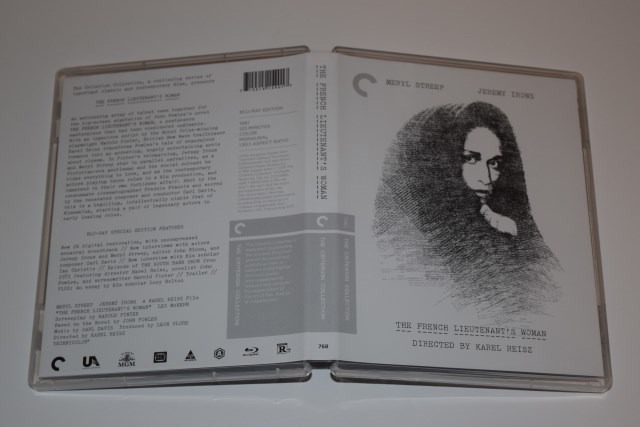 Screen capture from The French Lieutenant’s Woman