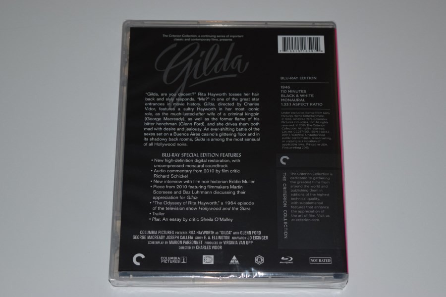 Screen capture from Gilda