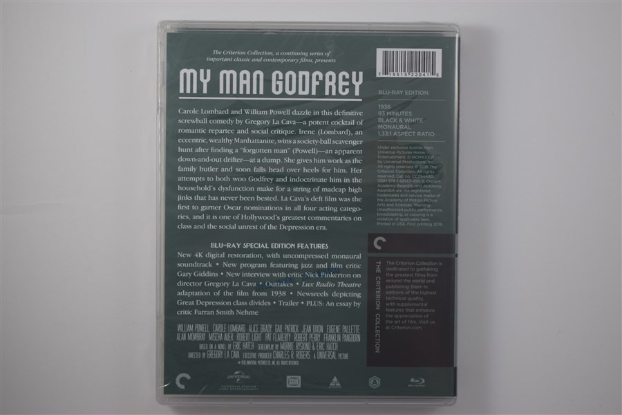 Screen capture from My Man Godfrey