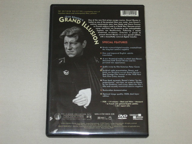 Screen capture from Grand Illusion