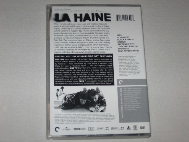 Screen capture from La haine