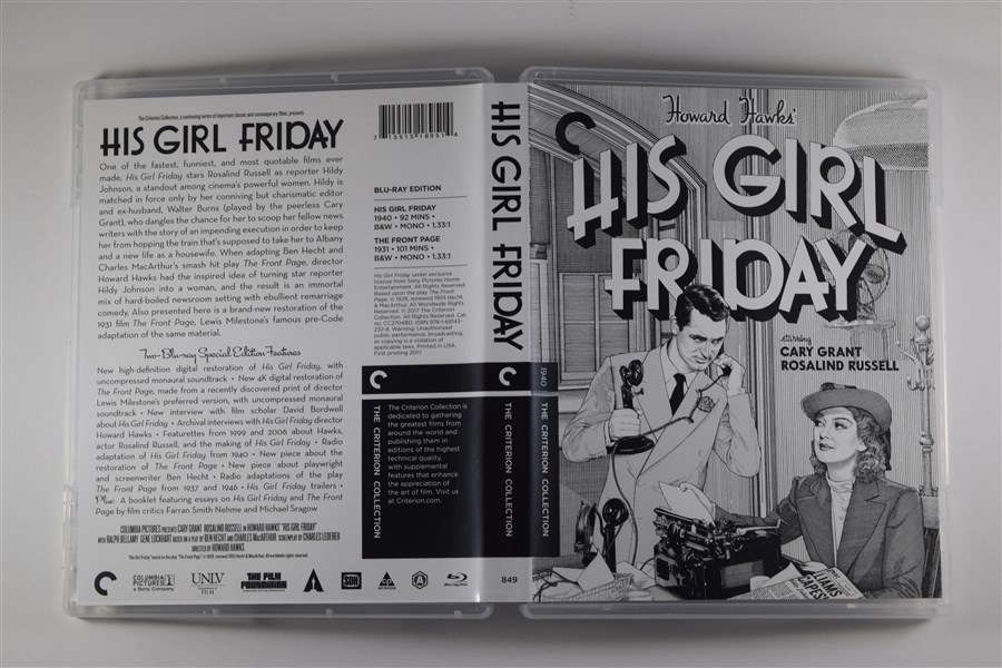 Screen capture from His Girl Friday