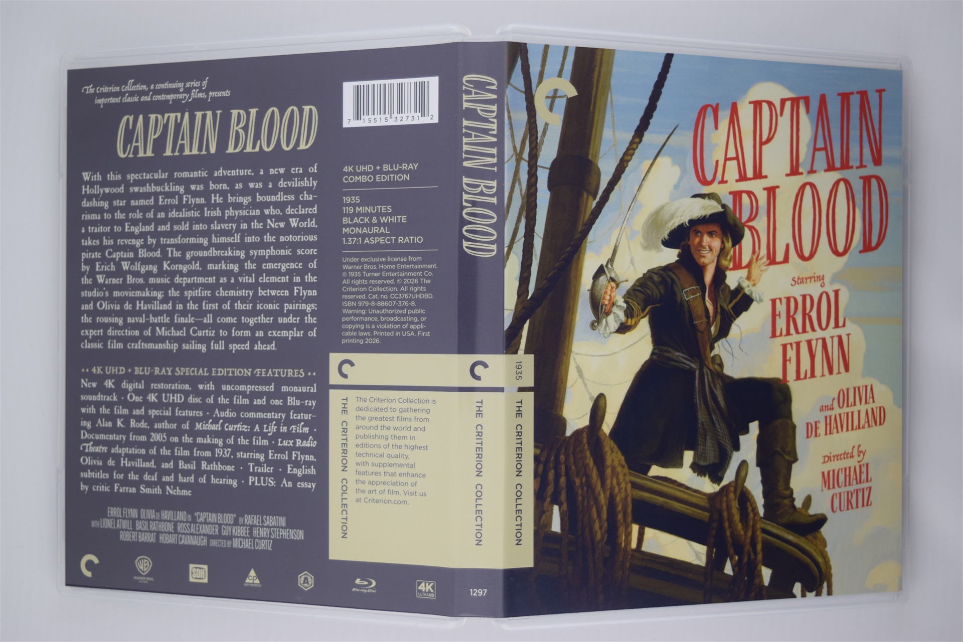Screen capture from Captain Blood