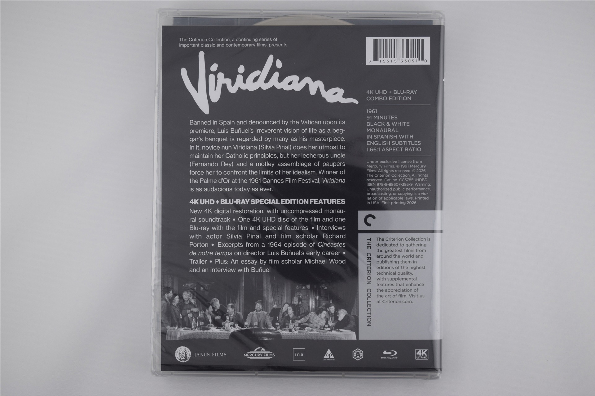 Screen capture from Viridiana