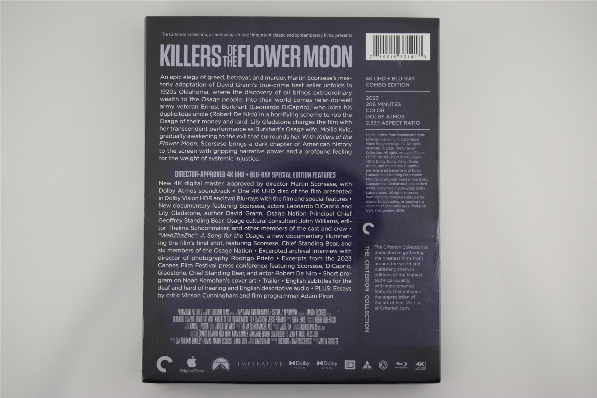 Screen capture from Killers of the Flower Moon