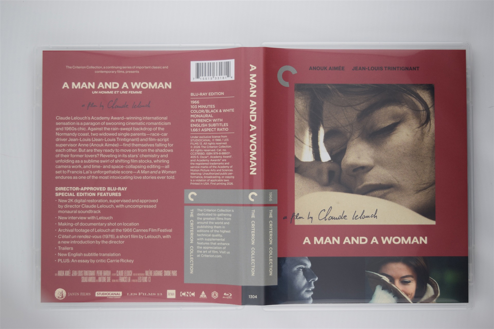 Screen capture from A Man and a Woman