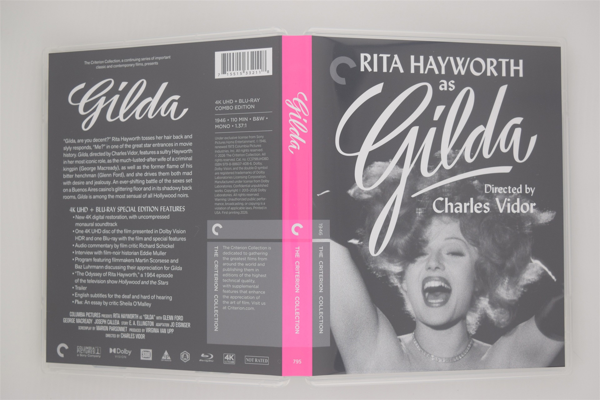 Screen capture from Gilda