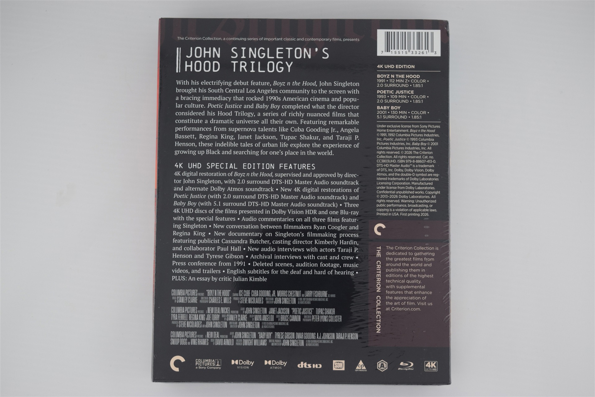 Screen capture from John Singleton's Hood Trilogy
