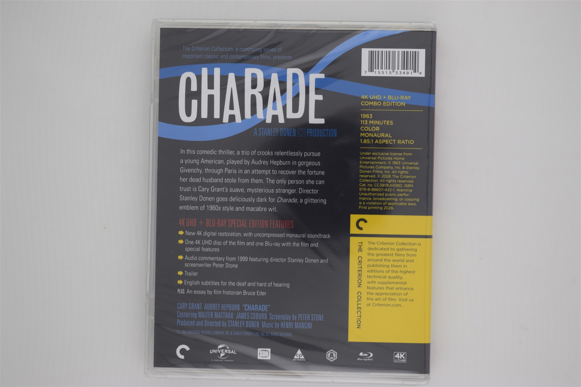 Screen capture from Charade