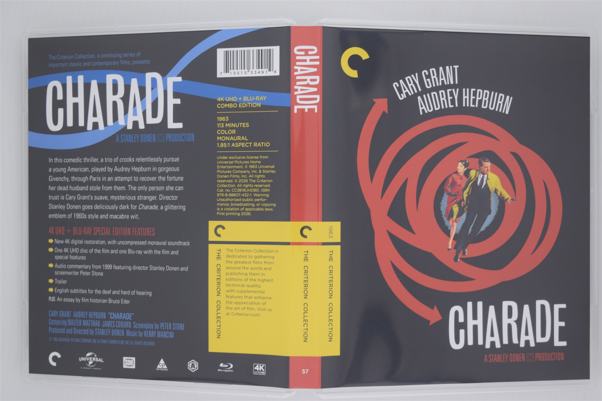 Screen capture from Charade