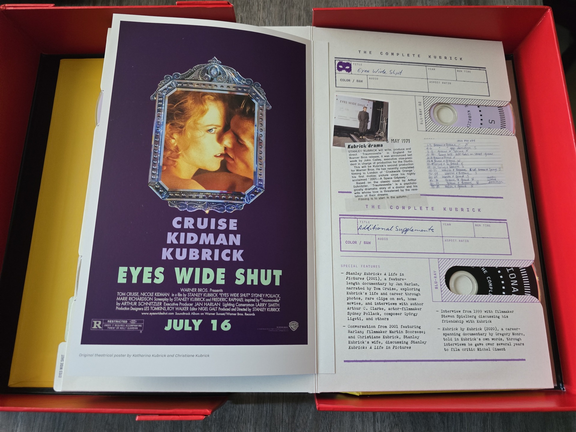 Screen capture from The Complete Kubrick