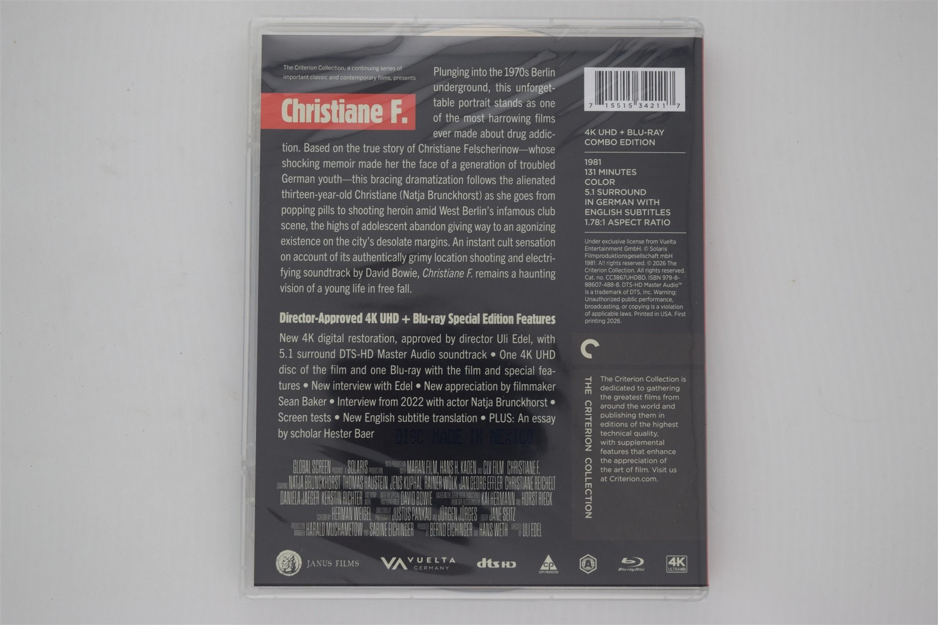 Screen capture from Christiane F.