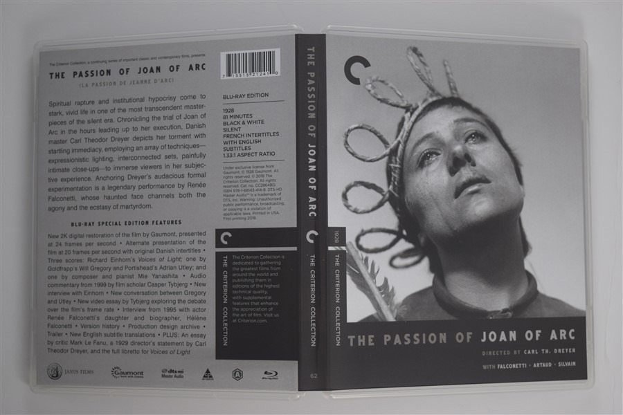 Screen capture from The Passion of Joan of Arc