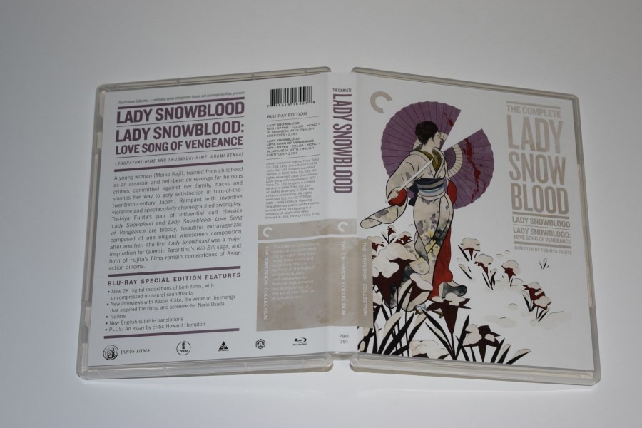Screen capture from The Complete Lady Snowblood