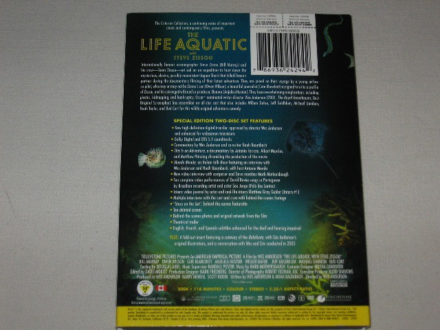Screen capture from The Life Aquatic with Steve Zissou