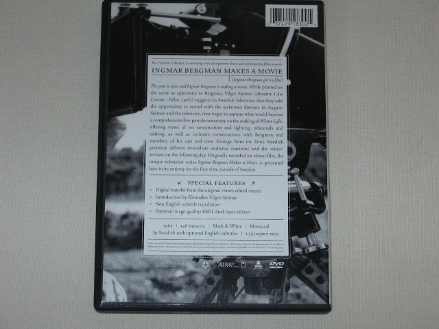 Screen capture from Ingmar Bergman Makes a Movie