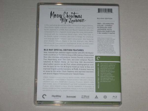Screen capture from Merry Christmas Mr. Lawrence