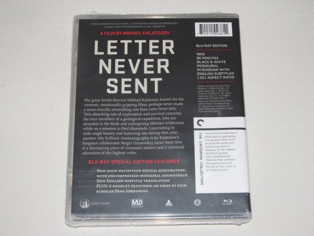 Screen capture from Letter Never Sent