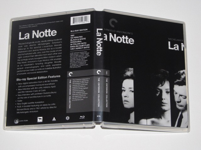 Screen capture from La notte