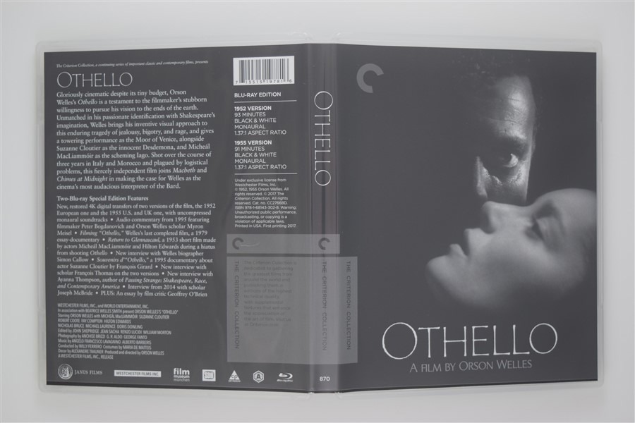 Screen capture from Othello
