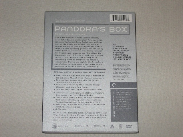 Screen capture from Pandora's Box