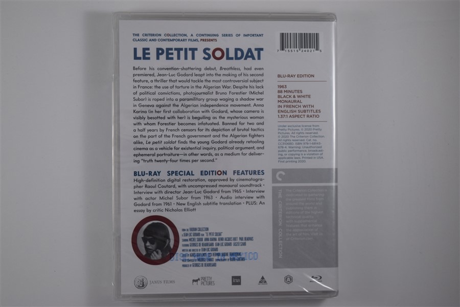 Screen capture from Le petit soldat